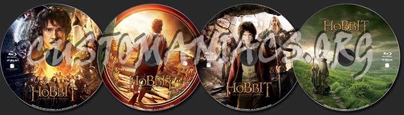 The Hobbit: An Unexpected Journey blu-ray label