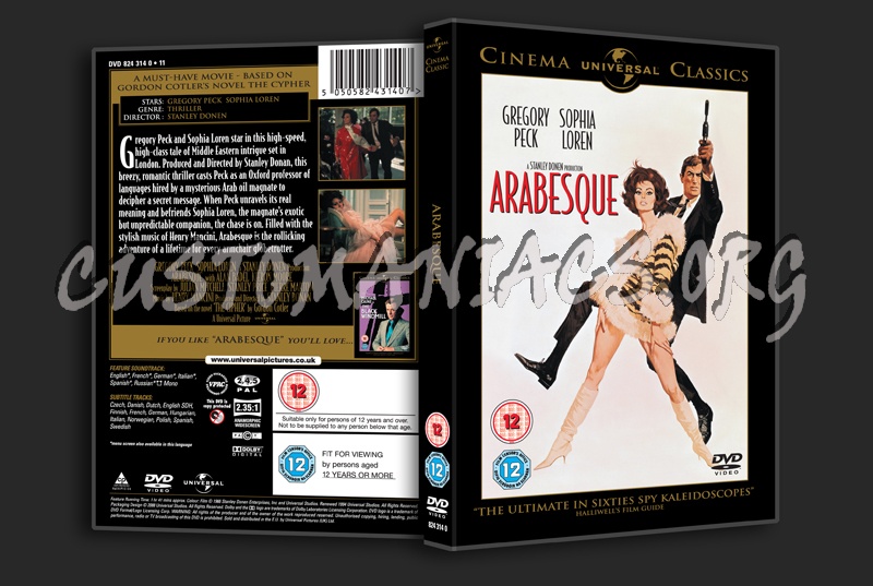 Arabesque dvd cover