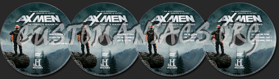 Ax Men Season 2 dvd label