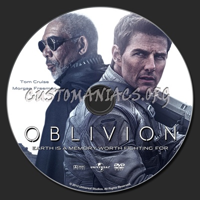 Oblivion dvd label