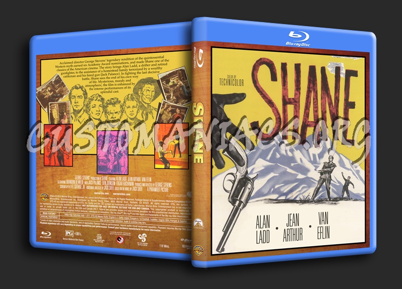 Shane blu-ray cover