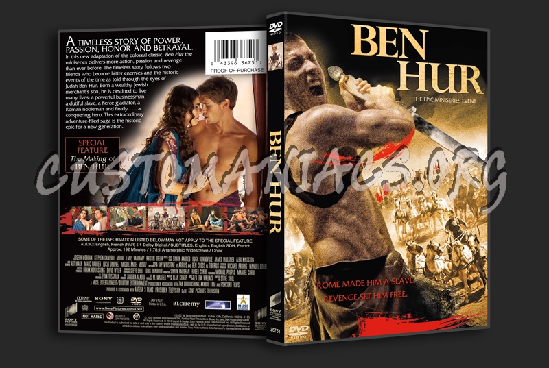 Ben Hur dvd cover