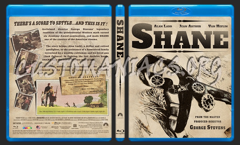 Shane blu-ray cover