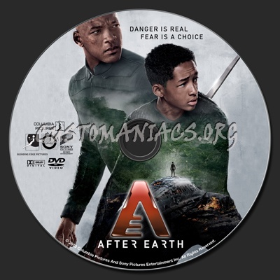 After Earth dvd label