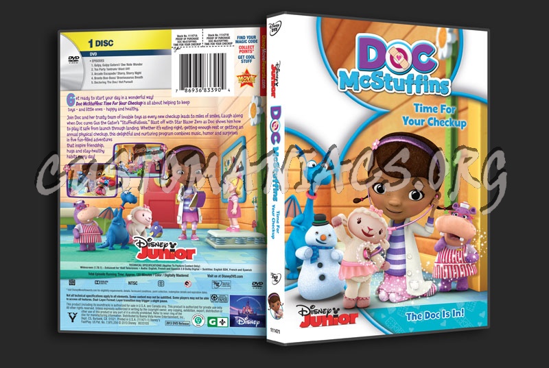 Doc McStuffins Time for Your Checkup dvd cover