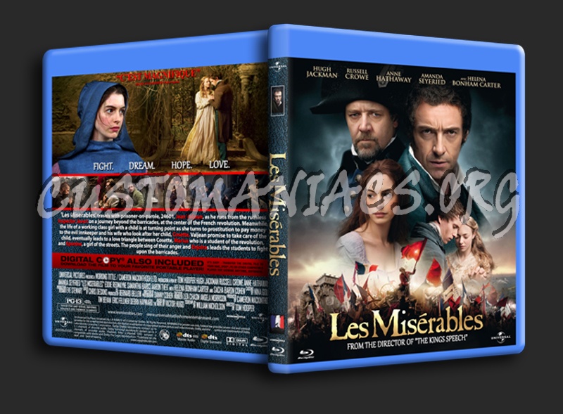 Les Miserables blu-ray cover