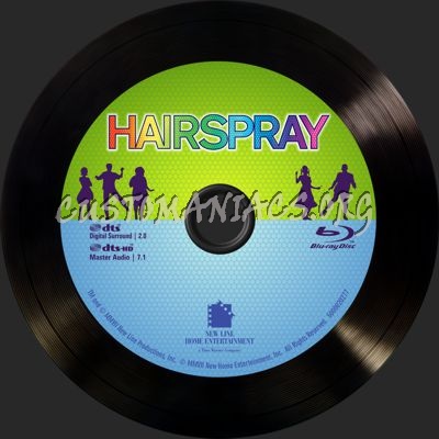 Hairspray blu-ray label