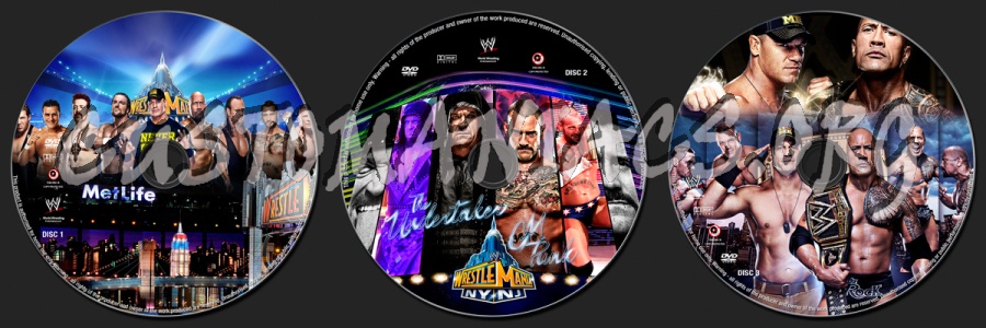 WWE Wrestlemania XXIX dvd label