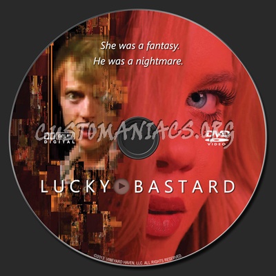 Lucky Bastard dvd label