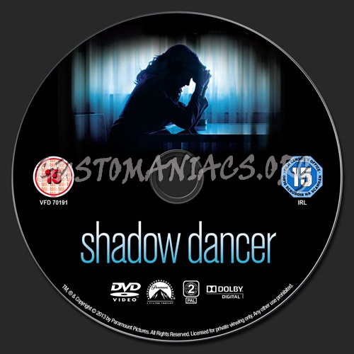 Shadow Dancer dvd label