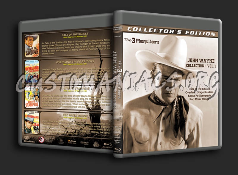 The 3 Mesquiteers: John Wayne Collection - Volume 1 blu-ray cover