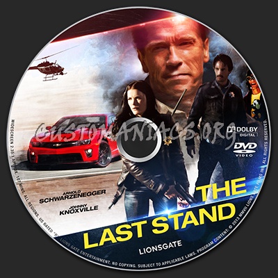 The Last Stand dvd label