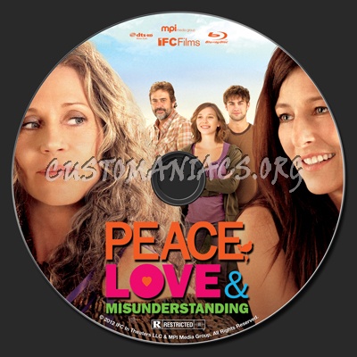 Peace, Love & Misunderstanding blu-ray label