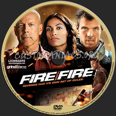 Fire With Fire dvd label