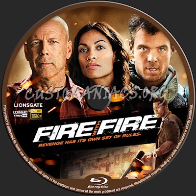 Fire With Fire blu-ray label