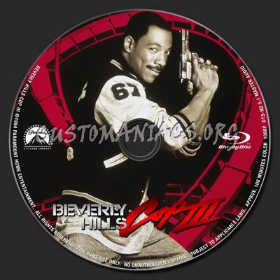 Beverly Hills Cop III (3) blu-ray label