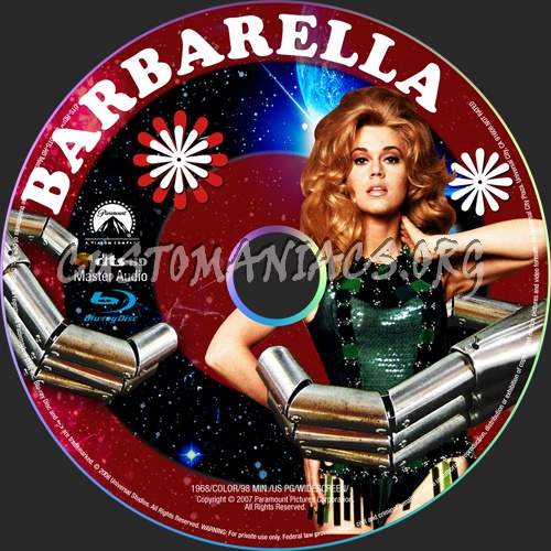 Barbarella blu-ray label