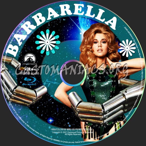 Barbarella blu-ray label