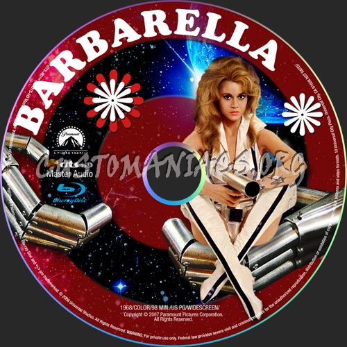 Barbarella blu-ray label