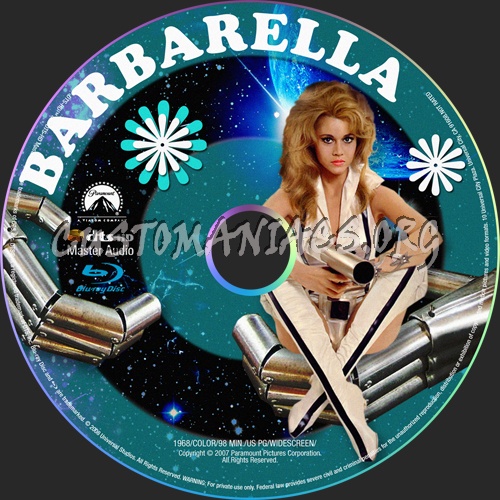 Barbarella blu-ray label