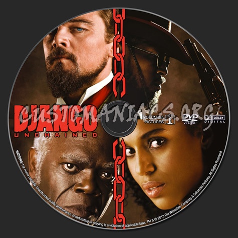 Django Unchained dvd label