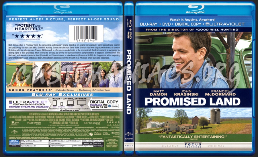 Promised Land blu-ray cover