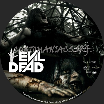 Evil Dead dvd label