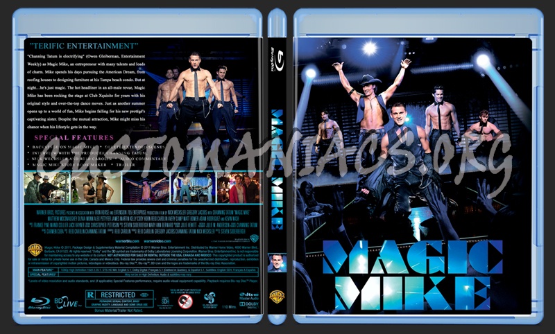 Magic Mike blu-ray cover