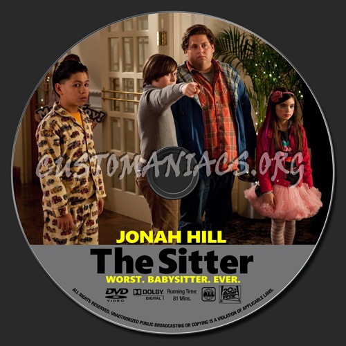 The Sitter dvd label