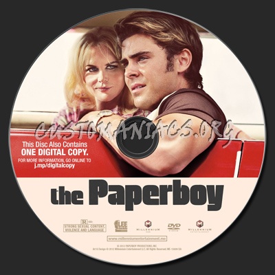 The Paperboy dvd label