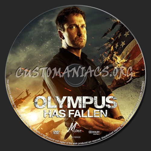 Olympus Has Fallen dvd label