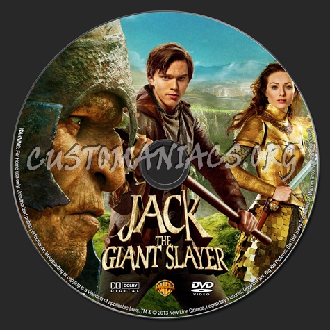 Jack the Giant Slayer dvd label