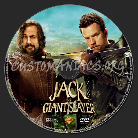 Jack the Giant Slayer dvd label