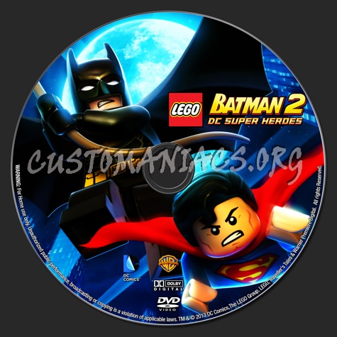 LEGO - Batman 2 DC Superheroes Unite dvd label