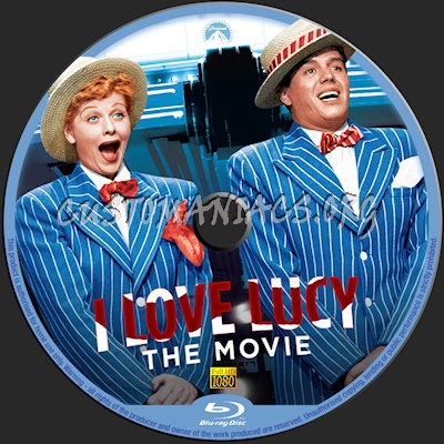 I Love Lucy blu-ray label