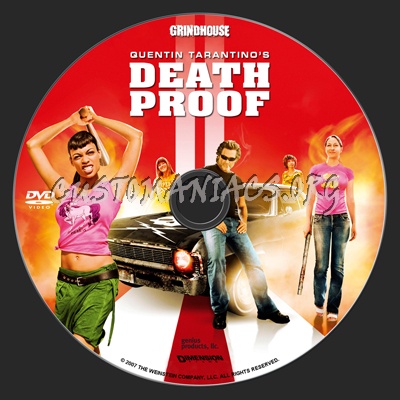 Death Proof dvd label