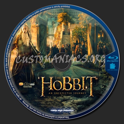 The Hobbit blu-ray label