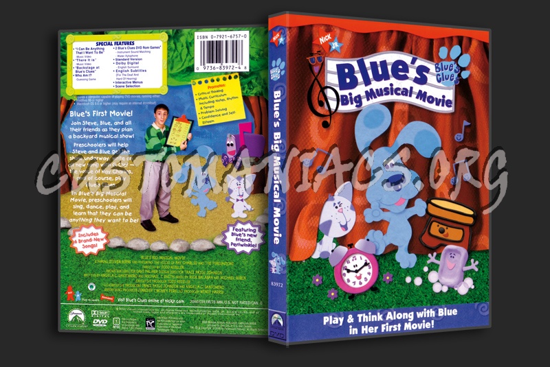 Blue s Big Musical Movie dvd cover DVD Covers Labels by