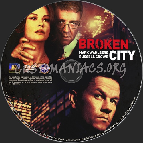 Broken City dvd label