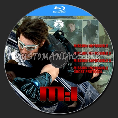 Mission Impossible Quadrilogy blu-ray label