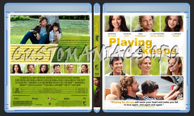 Playing For Keeps blu-ray cover