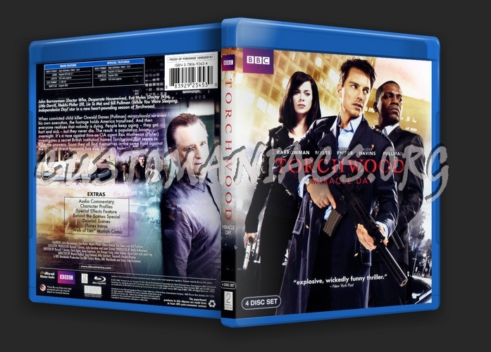 Torchwood Miracle Day blu-ray cover