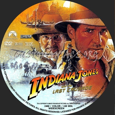 Indiana Jones Collection dvd label - DVD Covers & Labels by ...