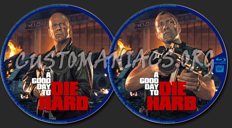 A Good Day To Die Hard blu-ray label