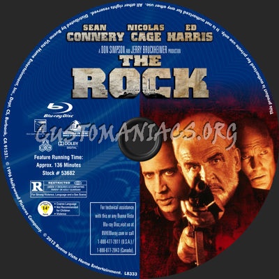 The Rock blu-ray label