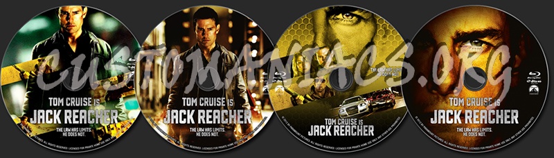 Jack Reacher blu-ray label