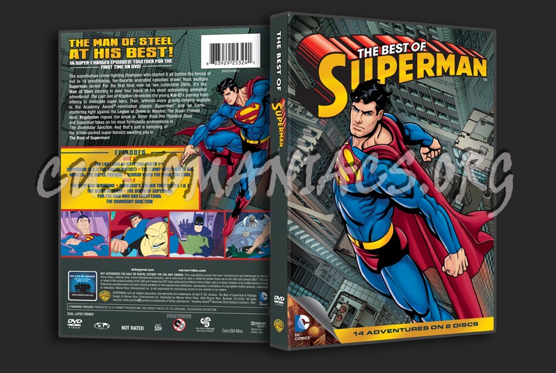 The Best of Superman dvd cover