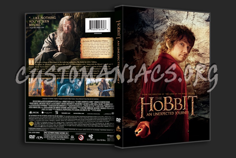 The Hobbit An Unexpected Journey dvd cover