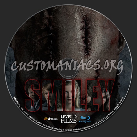 Smiley blu-ray label