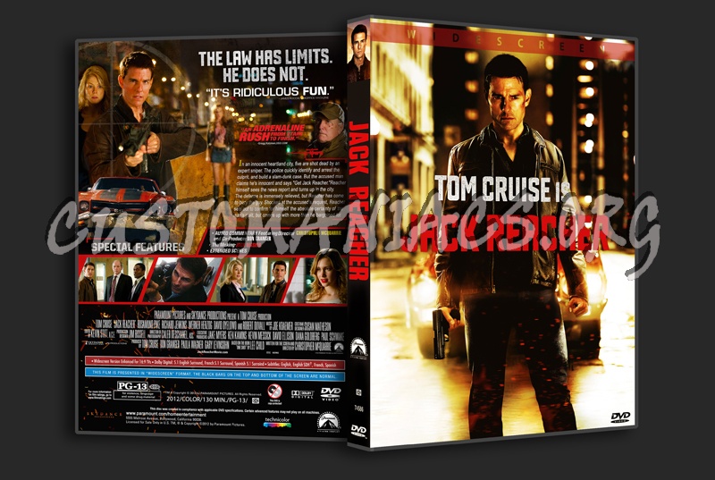 Jack Reacher dvd cover